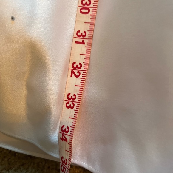 NWT Eden Bridal Flower Girl Dress Satin White Size 4 - Picture 12 of 12